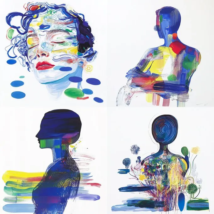 Abstract Emotional Portraits - Пример 2