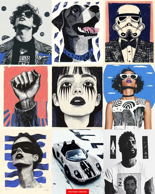 Eclectic Graphic Collage - Пример 2