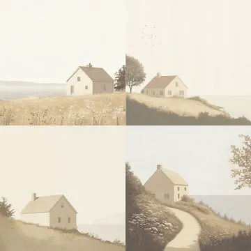 Serene Sepia Landscapes - Пример 3