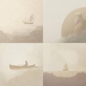 Serene Sepia Landscapes - Пример 4