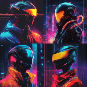 Dramatic Monochrome Corridor - Пример 4