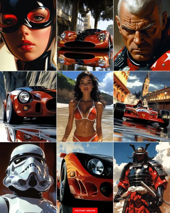 Glossy Cinematic Fusion - Пример 2