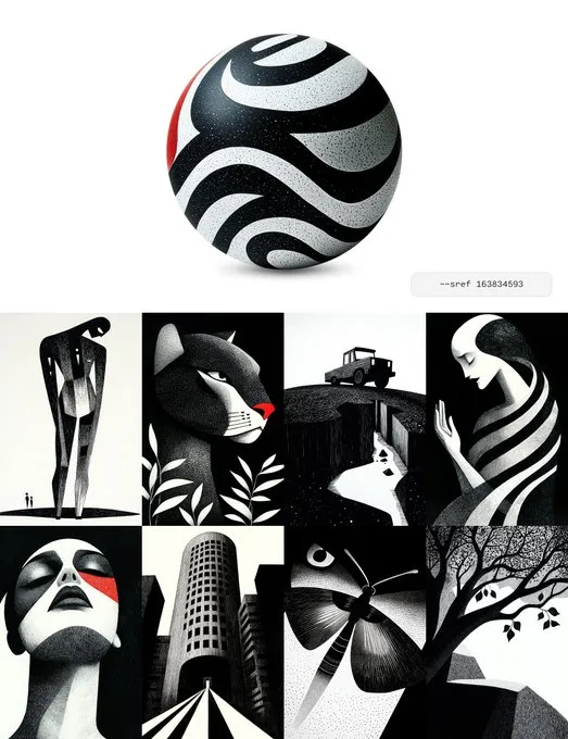 Monochrome Surrealism - Пример 1