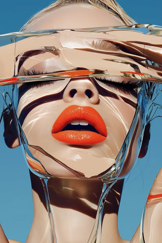 Surreal Fragmented Elegance - Пример 1