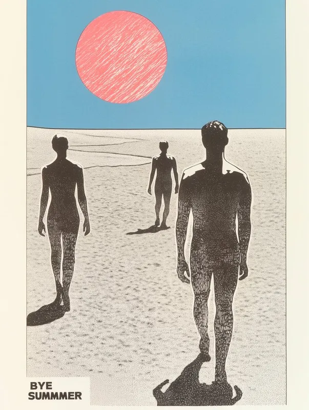 Surreal Desert Silhouettes - Пример 1