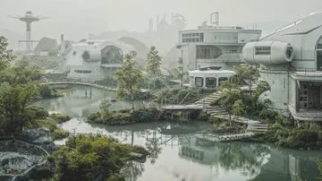 Futuristic Serenity - Пример 4