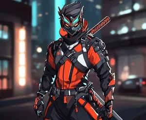 Contrasting Silhouettes in Bold Hue - Пример 4