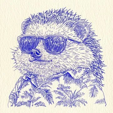 Casual Pen Sketch Style - Пример 2