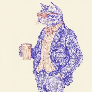 Casual Pen Sketch Style - Пример 3