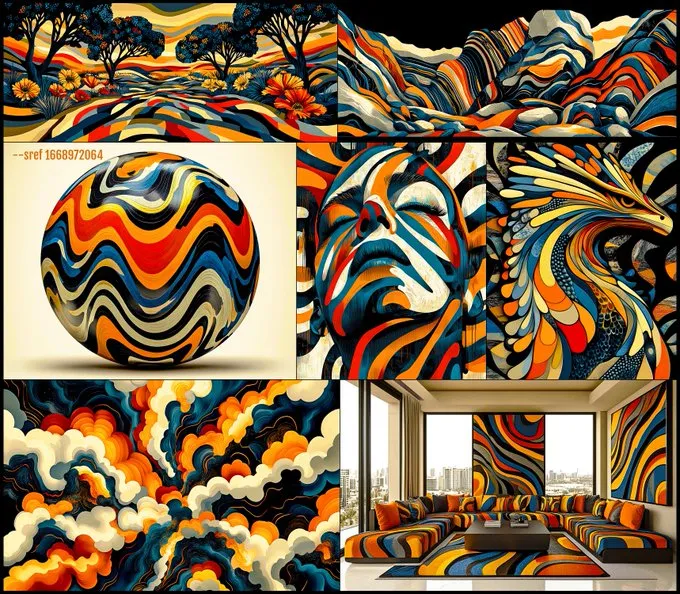 Psychedelic Swirl Art - Пример 3