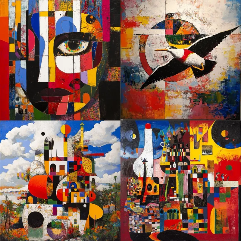 Vibrant Geometric Abstractions - Пример 2