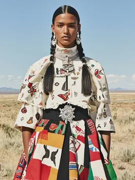 Modern Indigenous Elegance - Пример 2