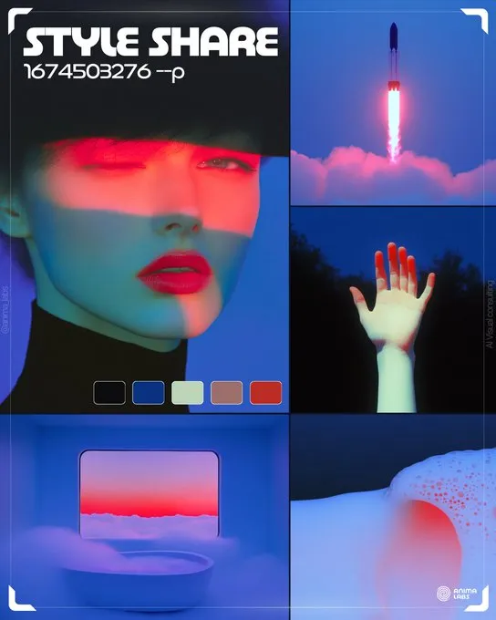 Vivid Neon Dreams - Пример 2