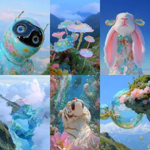 Fiery Abstract Elegance - Пример 4