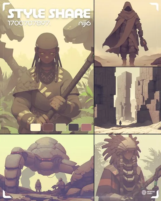 Dune Anime Sci-Fi Style - Пример 1