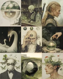 Mystical Alchemical Fantasy - Пример 1