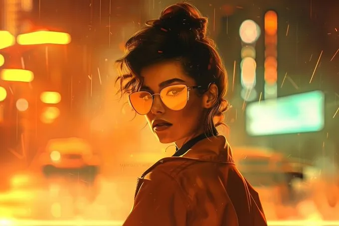 Vibrant Urban Portrait - Пример 3