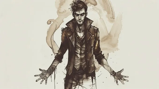 Moody Ink Illustration - Пример 2