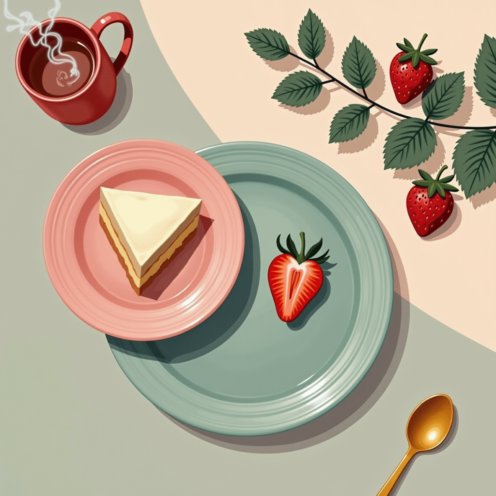 Плоские тарелки для пикника в пастельных тонах - Пример 5