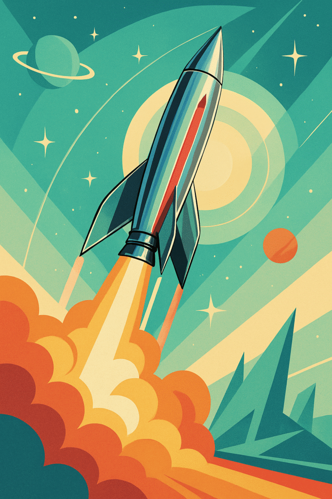 Retro Atomic Age Illustration Studios - Пример 3