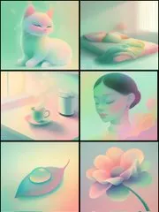 Dreamy Floral Serenity - Пример 4