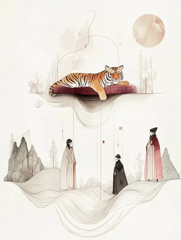 Minimalist Beach Vibe Illustration - Пример 4