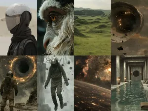 Atmospheric Sci-Fi Elegance - Пример 1