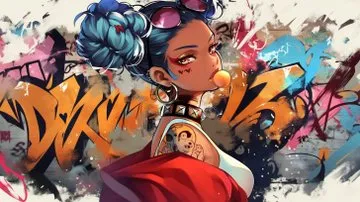 Vibrant Street Art Fusion - Пример 2