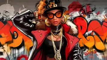 Vibrant Street Art Fusion - Пример 3