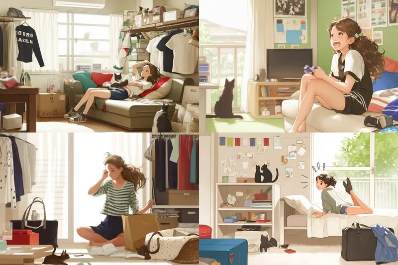 Modern Cozy Anime Room - Пример 1