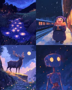 Whimsical Nocturne - Пример 1