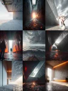 Surreal Coastal Architecture - Пример 1