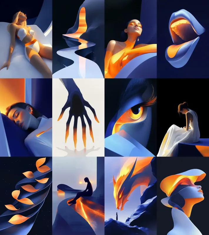 Surreal Contemplation - Пример 2