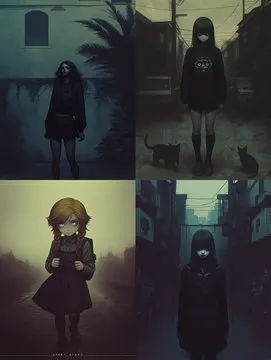 Eerie Digital Noir - Пример 3