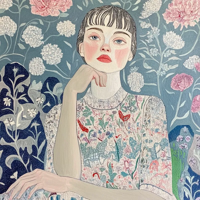 Textured Nostalgic Illustration - Пример 2