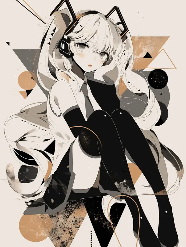 Geometric Anime Fusion - Пример 2