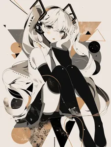 Geometric Anime Fusion - Пример 1