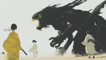 Monochrome Mythical Encounter - Пример 4