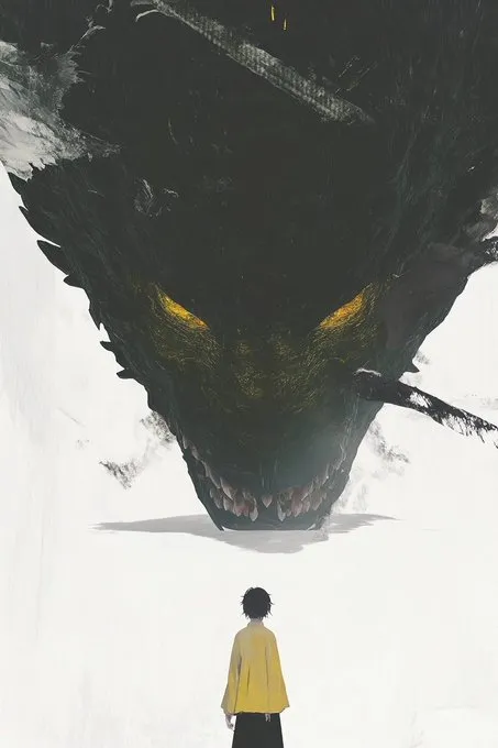 Monochrome Mythical Encounter - Пример 1