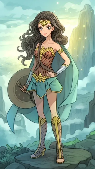 Vibrant Anime-Style Hero - Пример 3