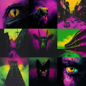 Neon Noir Surrealism - Пример 1