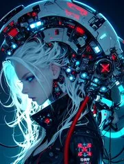 Futuristic Cyberpunk Design - Пример 2