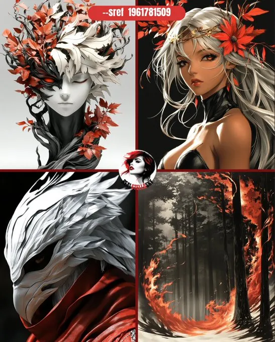 Fiery Fantasy Elegance - Пример 2