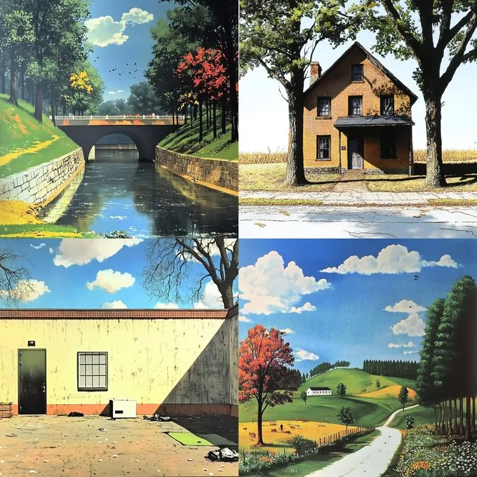 Peaceful Countryside Realism - Пример 2