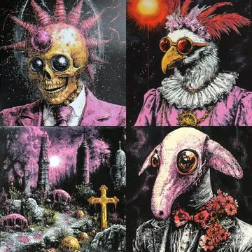 Whimsical Gothic Surrealism - Пример 3