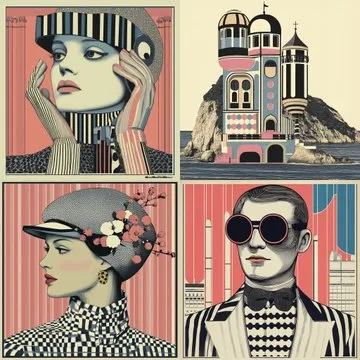 Retro-Futuristic Pop Art - Пример 3
