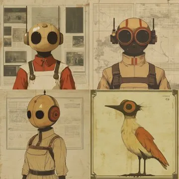 Retro-Futuristic Anthropomorphism - Пример 3