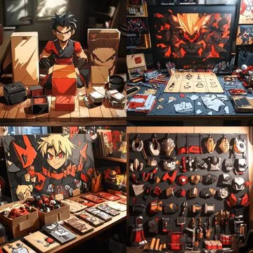 Dynamic Anime Fantasy with Fiery Elements - Пример 3