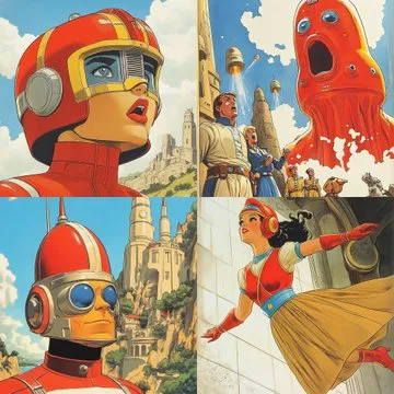 Retro Futuristic Exploration - Пример 3