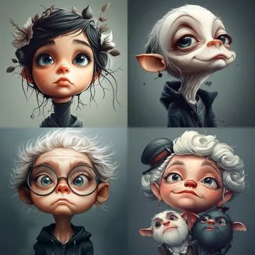 Whimsical Cartoon Characters - Пример 3